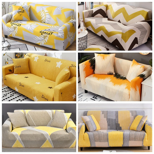 HKM-021267 Geometric Patterned Sofa Cover for Modern Living Room Décor