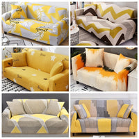 HKM-021267 Geometric Patterned Sofa Cover for Modern Living Room Décor