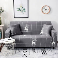 HKM-021267 Geometric Patterned Sofa Cover for Modern Living Room Décor