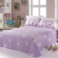 HKM-021523 Cotton Twill Printed Bedding Sheets - Simple Style, Semi-Reactive Dye Process