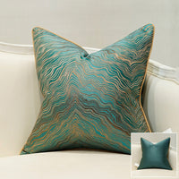HKM-021587 Elegant European Style Striped Pillowcase - Simple Modern Cushion Cover for Home Decor