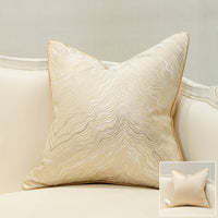 HKM-021587 Elegant European Style Striped Pillowcase - Simple Modern Cushion Cover for Home Decor