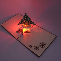 HKM-021651 Handmade 3D Paper Cut Greeting Card - Architectural Ornament for All Occasions