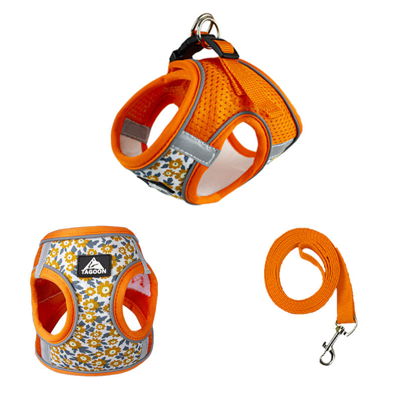 HKM-021715 Retractable Reflective Wear-Resistant Pet Training Leash for Dogs