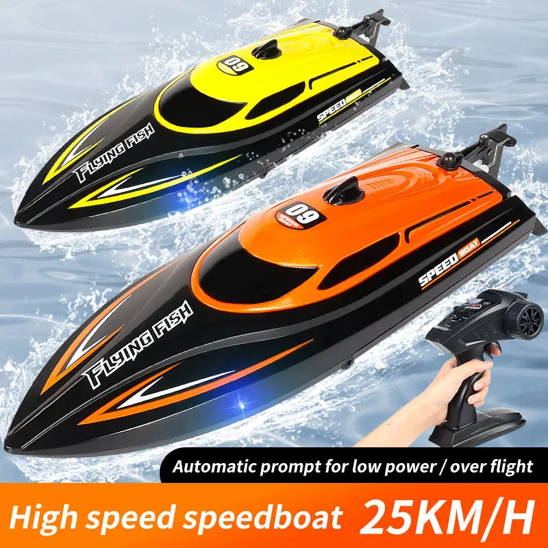 HKM-021779 Remote Control Speedboat 20KM/H Electric Racing Boat for Indoor and Outdoor Fun