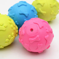 HKM-021971 TPR rubber whistle ball pet toy