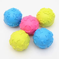 HKM-021971 TPR rubber whistle ball pet toy