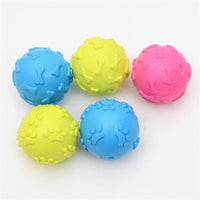 HKM-021971 TPR rubber whistle ball pet toy