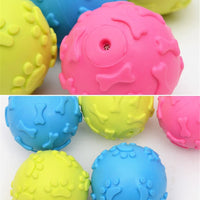 HKM-021971 TPR rubber whistle ball pet toy