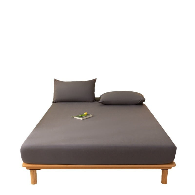 KTX-022163 Class A Fitted Mattress Cover - Soft Washed Cotton, Sizes 90x200 to 200x220 for Thin and Thick Pads