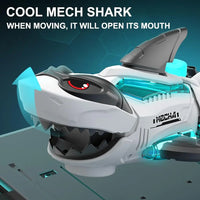 HKM-022163 Electric Universal Wheel Shark Toy with Lights and Music for Kids