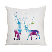 HKM-022163 Nordic Style Cute Animal Pattern Peach Skin Fabric Pillow Cover 45x45cm