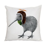 HKM-022163 Nordic Style Cute Animal Pattern Peach Skin Fabric Pillow Cover 45x45cm