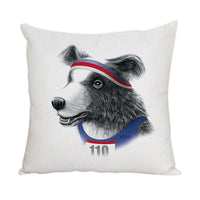 HKM-022163 Nordic Style Cute Animal Pattern Peach Skin Fabric Pillow Cover 45x45cm