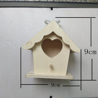 HKM-022291 Creative Wooden Bird Nest Ornaments in Various Designs and Natural Materials