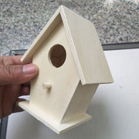 HKM-022291 Creative Wooden Bird Nest Ornaments in Various Designs and Natural Materials