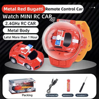 HKM-022355 2.4G Alloy Mini Remote Control Car with USB Rechargeable Battery for Kids