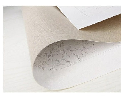 KTX-022355 Custom Hand-Painted Digital Oil Painting on Linen – Modern Character Art