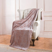 HKM-022355 Double-Sided Fluorescent Flannel Blanket - Soft Polyester, 152x127CM, Multiple Color Designs Available