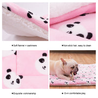 HKM-022547 Cozy Cartoon Lamb Cashmere & Flannel Universal Mat for Pets