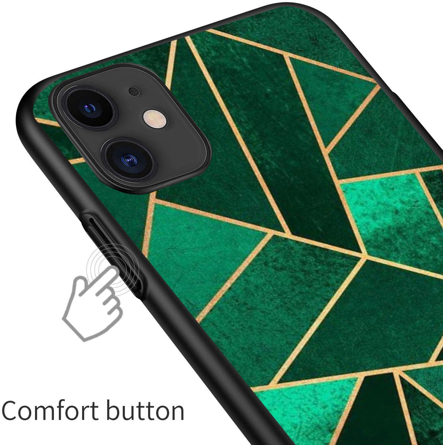 HKM-022611 Fashion Marbled Pattern TPU Back Cover for iPhone 5/5S/SE - Unisex Protective Shell