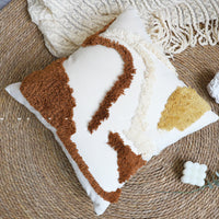 HKM-022739 Contrasting Color Tufted Pillow with PP Cotton Filling - 45x45CM