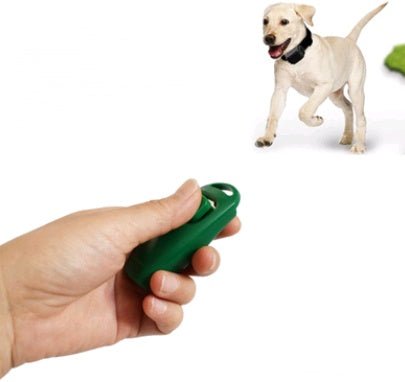 HKM-022803 Two-in-One Dog Training Ring with Whistle - Plastic Training Device for Effective Pet Commands
