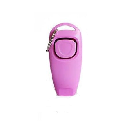 HKM-022803 Two-in-One Dog Training Ring with Whistle - Plastic Training Device for Effective Pet Commands