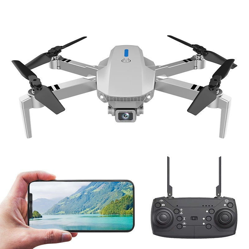 HKM-022867 Remote-Controlled E88 Drone with Dual Cameras and Extra Batteries