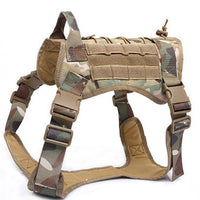 HKM-022867 Tactical Outdoor Camouflage Pet Vest - Durable Nylon with Adjustable Fit
