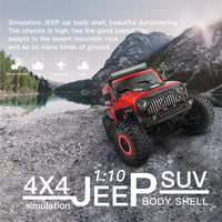 HKM-022931 4WD Remote Control Climbing Vehicle Toy - High Speed 1/10 Scale Off-Road Car for Ages 5 and Up