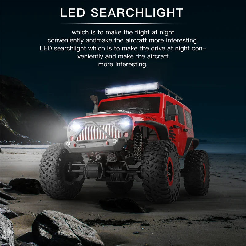 HKM-022931 4WD Remote Control Climbing Vehicle Toy - High Speed 1/10 Scale Off-Road Car for Ages 5 and Up