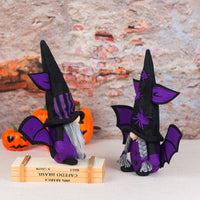 HKM-023123 Faceless Old Man Bat Gnome Decoration for Halloween Festivities