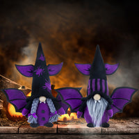 HKM-023123 Faceless Old Man Bat Gnome Decoration for Halloween Festivities