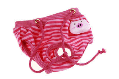 HKM-023123 Reusable Cotton Menstrual Diaper Pants for Female Dogs - S-XL Sizes