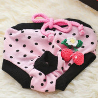 HKM-023123 Reusable Cotton Menstrual Diaper Pants for Female Dogs - S-XL Sizes