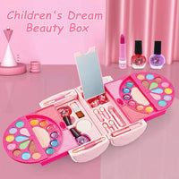 HKM-023187 Kids Pretend Makeup Toy Set - Water-soluble Cosmetics for Creative Play, Ages 2-13