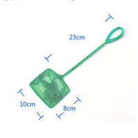 HKM-023187 Telescopic Fishing Net for Fish Tanks - Round & Square Options in Green, 3 to 12 Inch Sizes