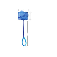 HKM-023187 Telescopic Fishing Net for Fish Tanks - Round & Square Options in Green, 3 to 12 Inch Sizes