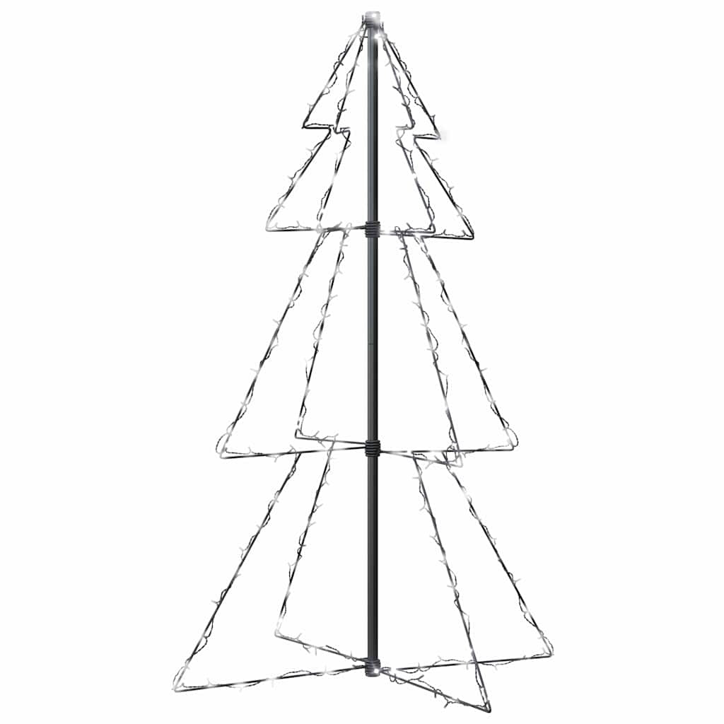 HKM-023315 Indoor and Outdoor Cone-Shaped Christmas Tree with 160 LED Lights and 8 Lighting Effects, Waterproof Decoration