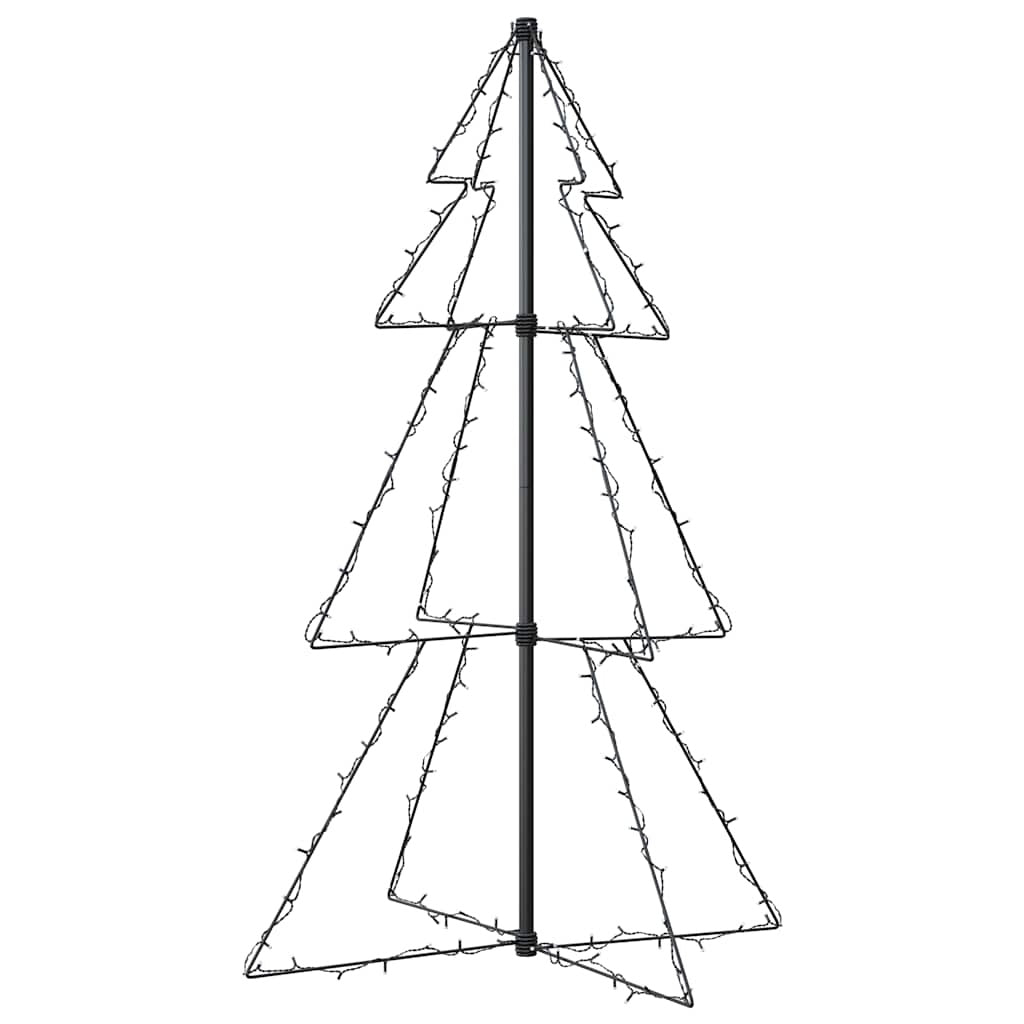 HKM-023315 Indoor and Outdoor Cone-Shaped Christmas Tree with 160 LED Lights and 8 Lighting Effects, Waterproof Decoration