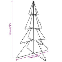 HKM-023315 Indoor and Outdoor Cone-Shaped Christmas Tree with 160 LED Lights and 8 Lighting Effects, Waterproof Decoration