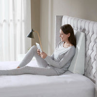 HKM-023507 Wedge Pillow for Elevated Support with 100% Polyester Cover and Memory Foam Comfort