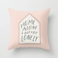 HKM-023635 Modern Abstract Oil Painting Pillowcase - Peach Skin Fabric, 45x45cm