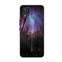 HKM-023763 Transparent TPU Painted Mobile Phone Case for Infinix Hot 10S / Hot 10S NFC / Hot 10T - Flexible & Durable Design
