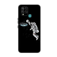 HKM-023763 Transparent TPU Painted Mobile Phone Case for Infinix Hot 10S / Hot 10S NFC / Hot 10T - Flexible & Durable Design
