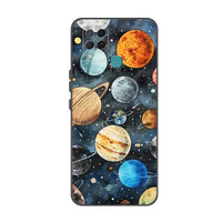 HKM-023763 Transparent TPU Painted Mobile Phone Case for Infinix Hot 10S / Hot 10S NFC / Hot 10T - Flexible & Durable Design