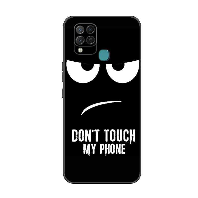 HKM-023763 Transparent TPU Painted Mobile Phone Case for Infinix Hot 10S / Hot 10S NFC / Hot 10T - Flexible & Durable Design