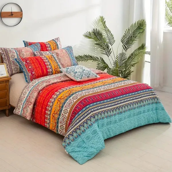 HKM-023827 Twin Duvet Cover Set with Pillowcase - Stylish and Versatile Designs for Bedroom