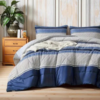 HKM-023827 Twin Duvet Cover Set with Pillowcase - Stylish and Versatile Designs for Bedroom